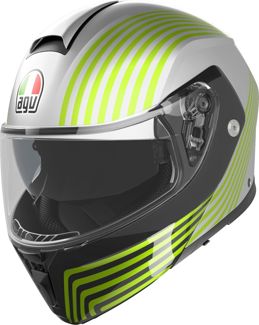 AGV Streetmodular Iseo Helm Wit/geel S (55/56) Figuur 4
