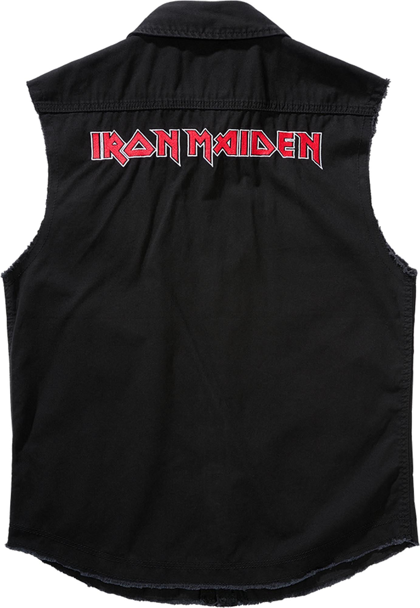 Brandit Iron Maiden Vintage Number of The Beast Chemise sans manches S Figure 2