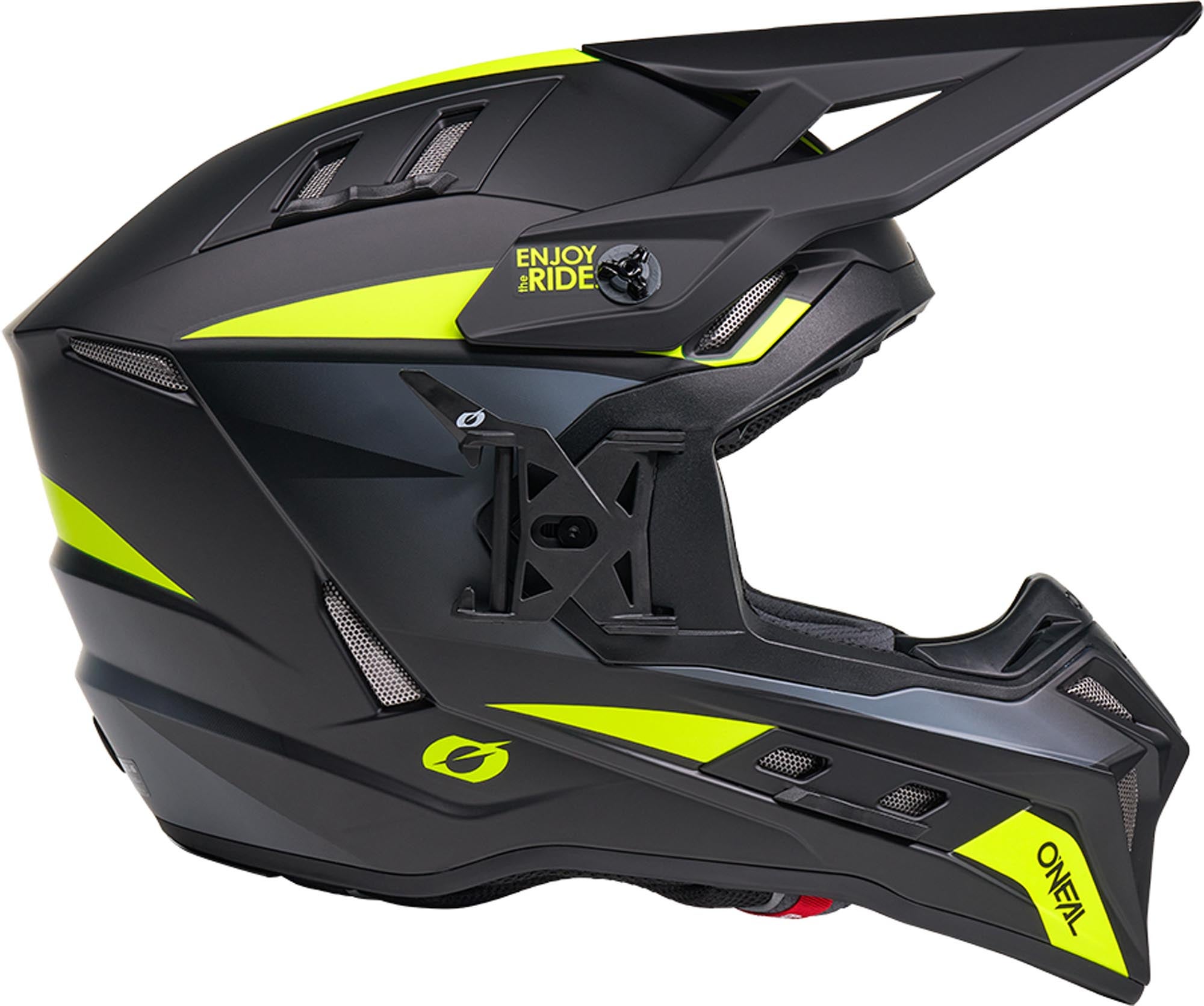 Oneal EX-SRS Magma Casque de motocross Noir/Néon/Jaune S (55/56) Figure 7
