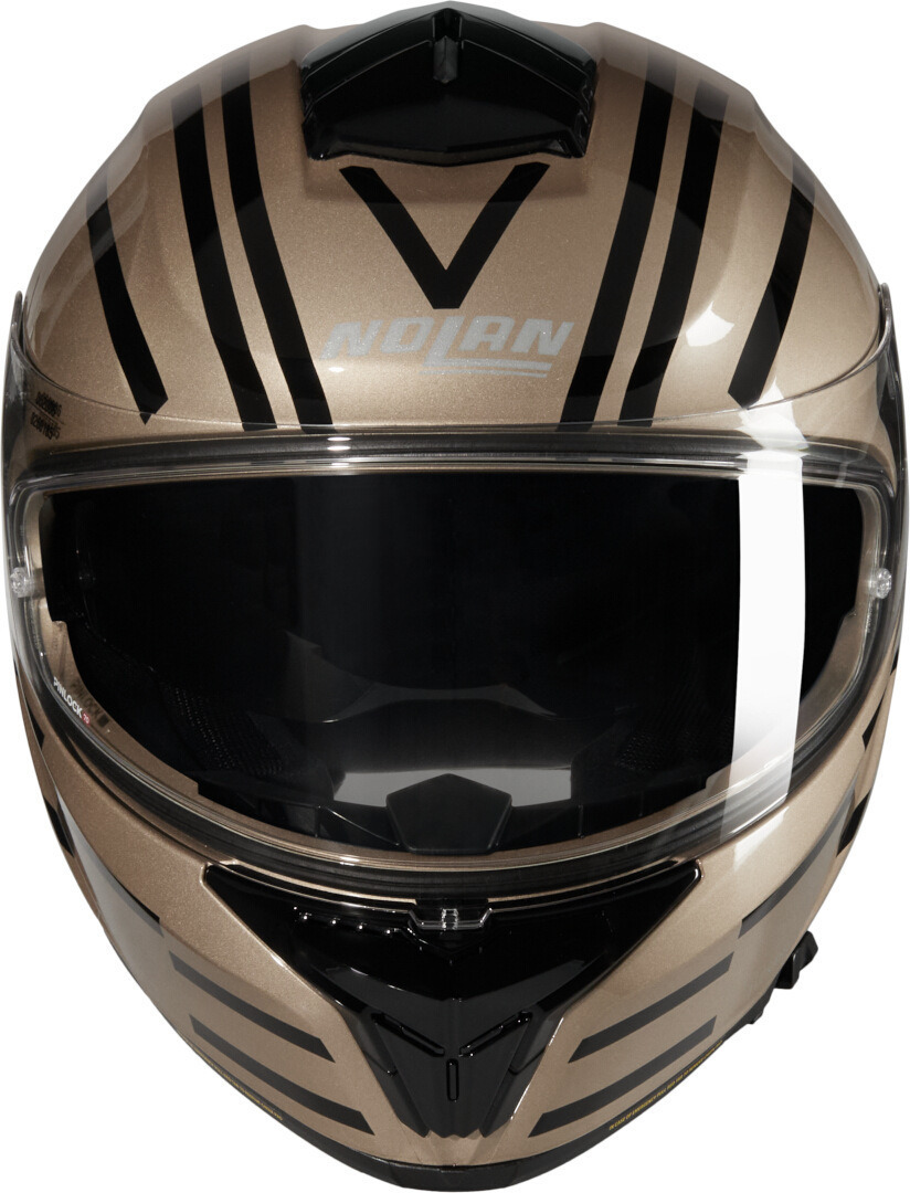 Nolan N80-8 Veloce N-Com Hjälm Svart/sand M (58) Figur 5