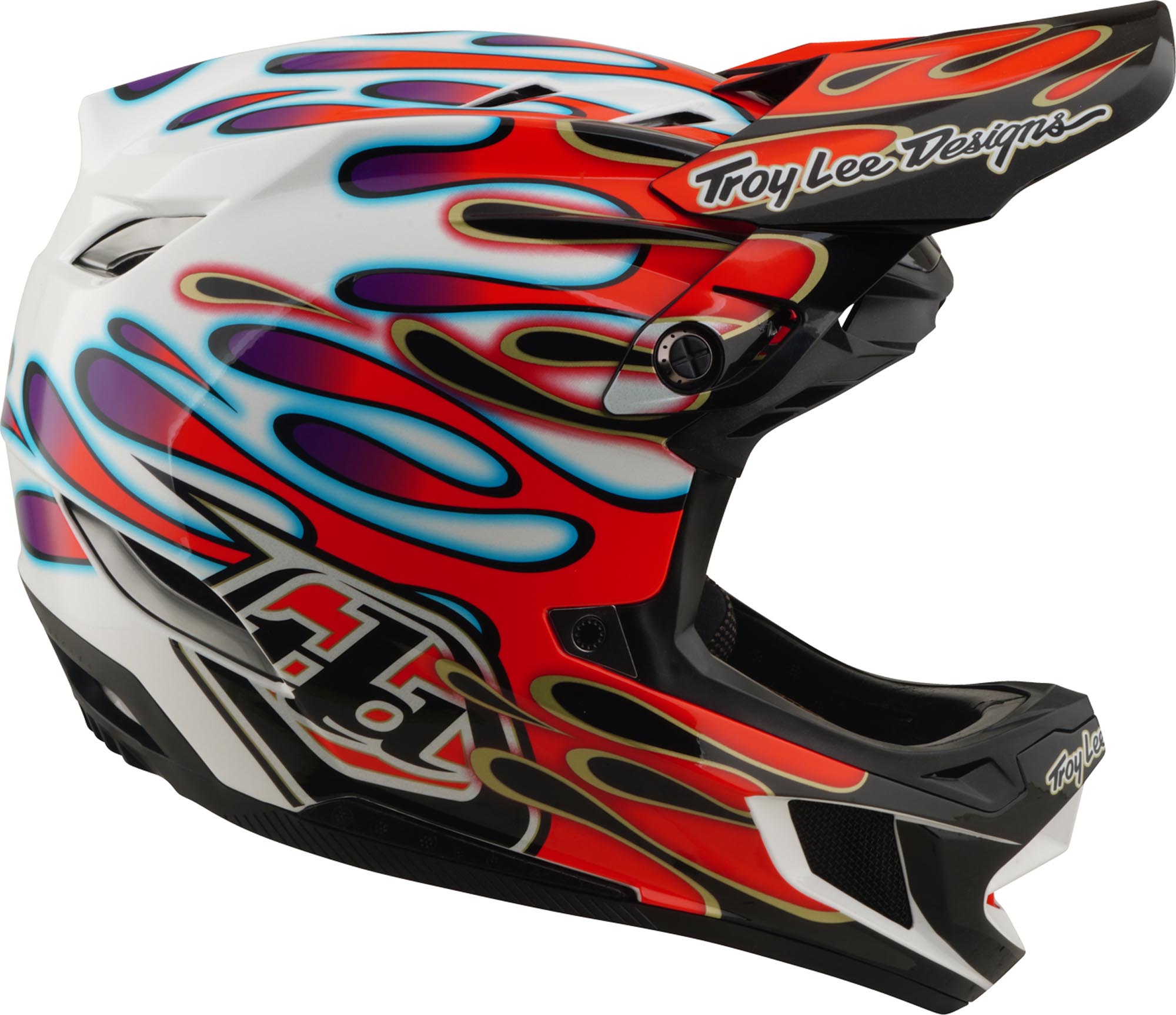 Troy Lee Designs D4 Composite MIPS Overspray Downhill Helm XL (60/61) Abbildung 3