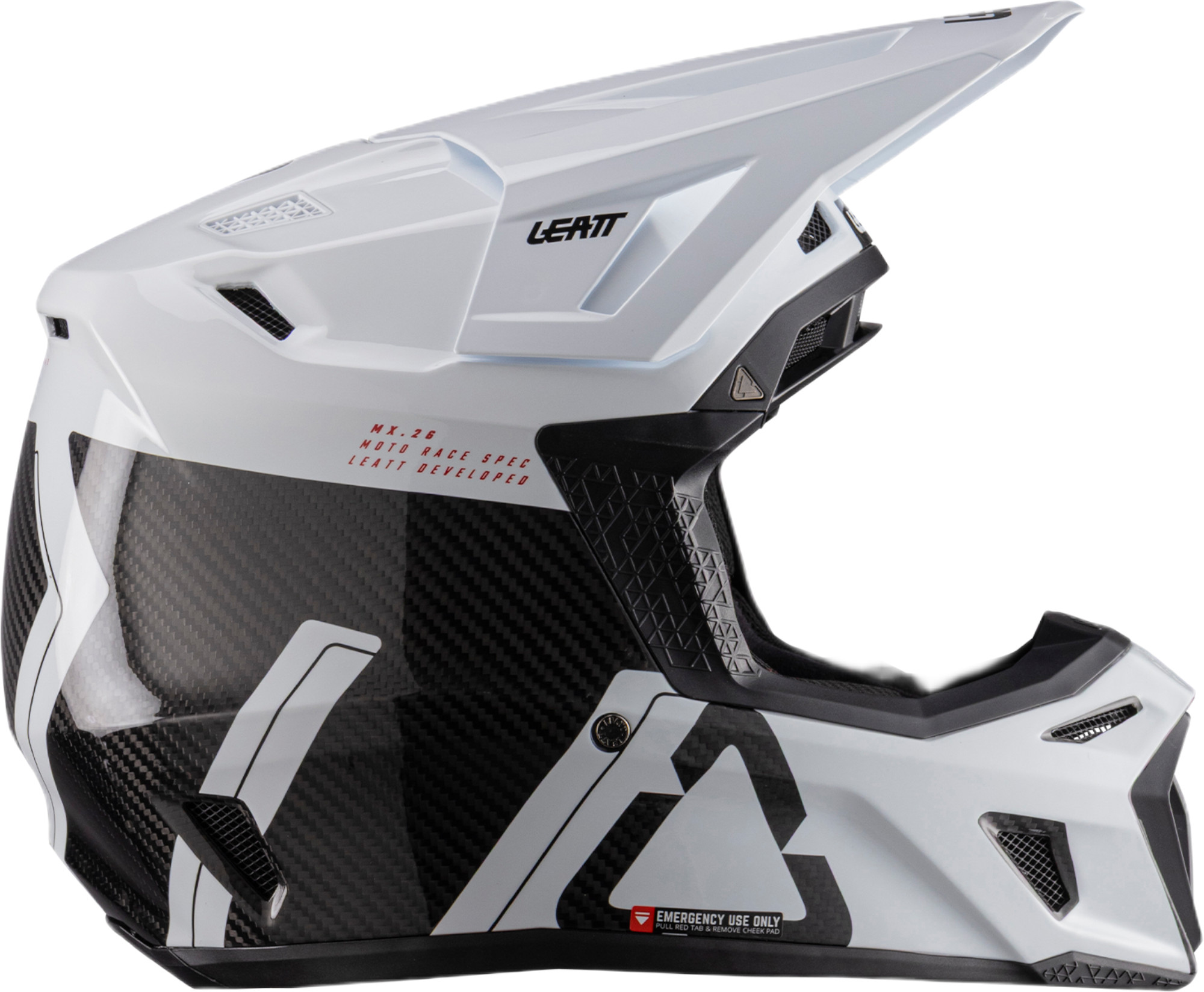 Leatt 9.5 Carbon V26 Motocrosshjälm med skyddsglasögon Man (57/58) Figur 3