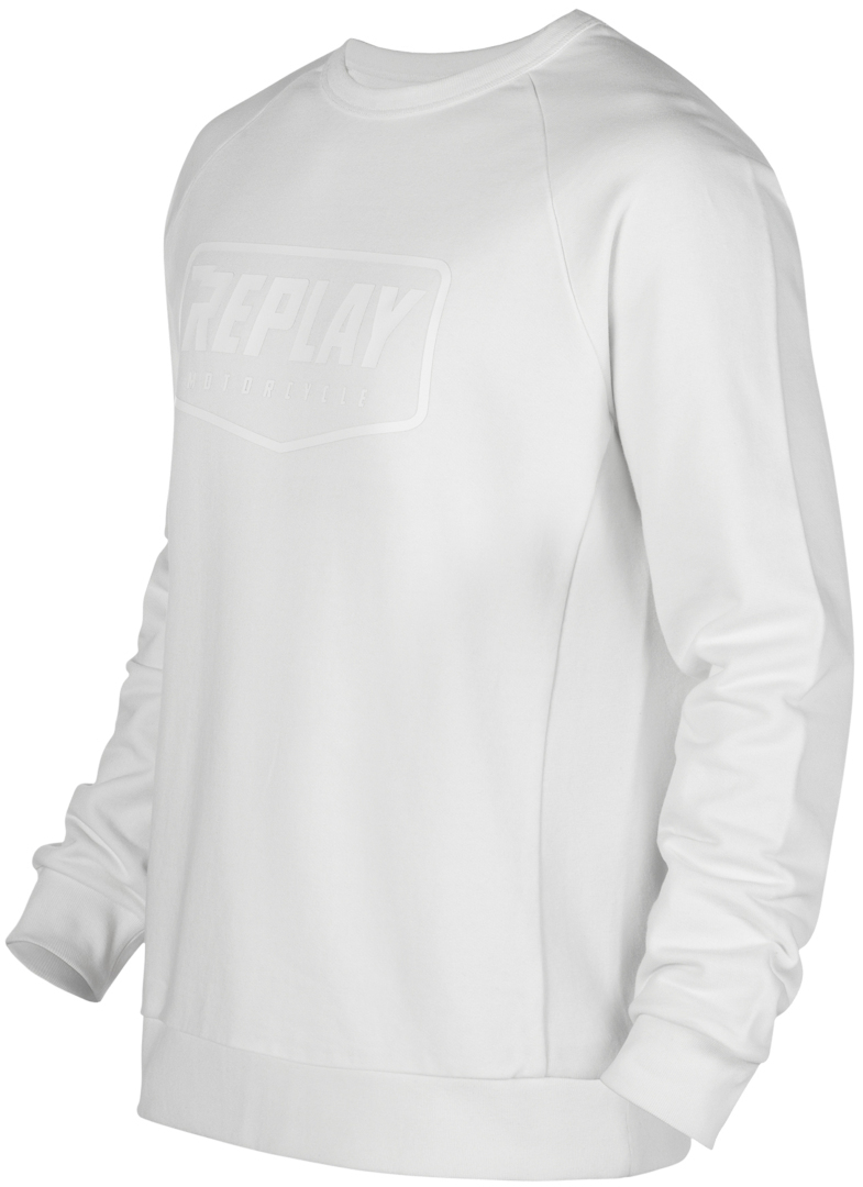 Replay Logo Suéter Blanco S Figura 2