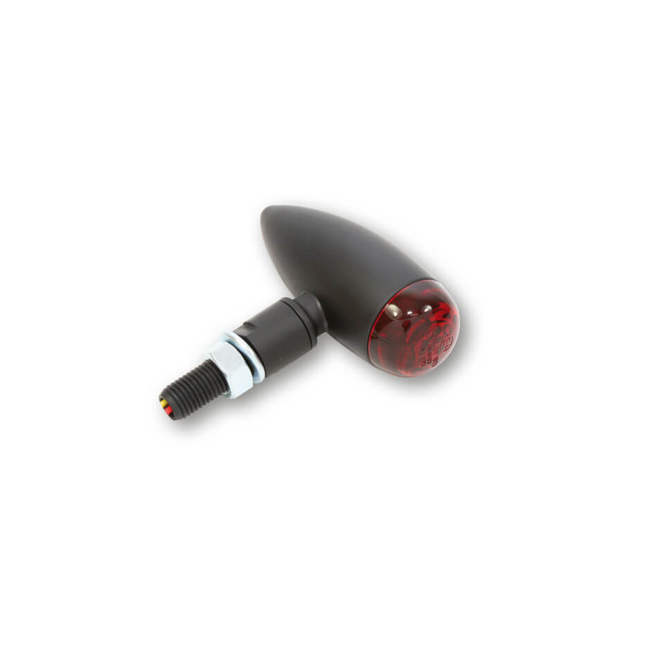 HIGHSIDER LED-Rücklicht MICRO-BULLET, sw, rot Rot Abbildung 2