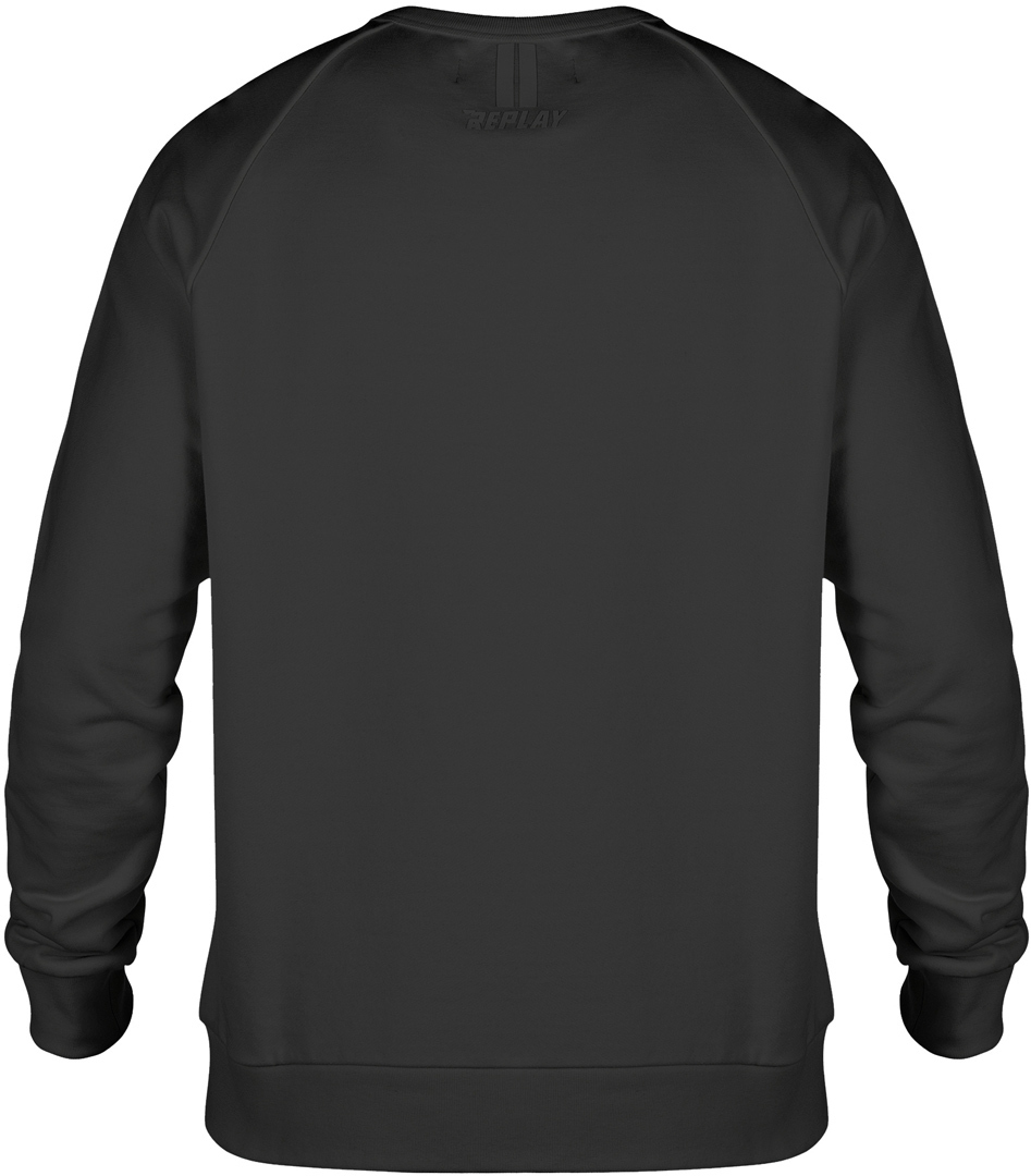 Replay Logo Suéter negro S Figura 3