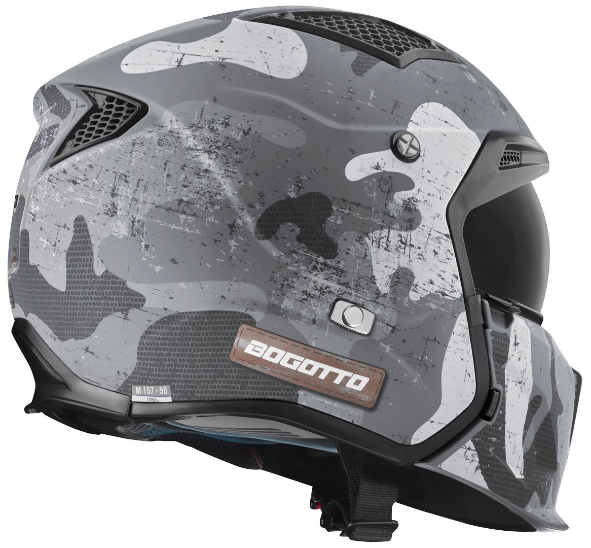 Bogotto Radic Camo 22.06 Helmet white matt S Figure 10