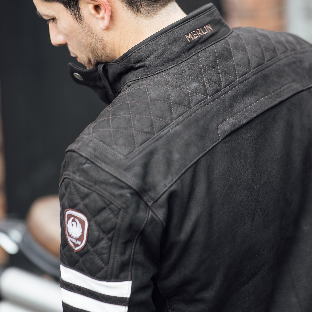 Merlin Hixon II D3O Motorcycle Leather Jacket brown L Figure 10
