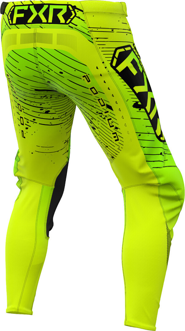 FXR Podium 2025 Pantaloni de motocross pentru tineret verde/negru 22 Figura 2