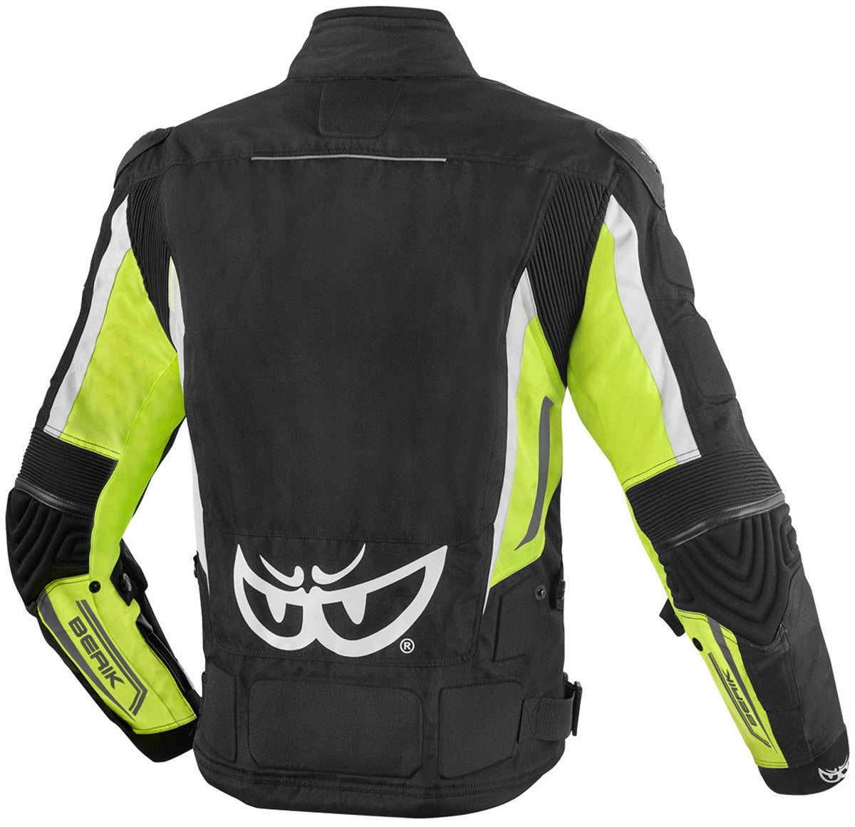 Berik Endurance Waterproof Motorcycle Textile Jacket black/white/yellow 58 Figure 2