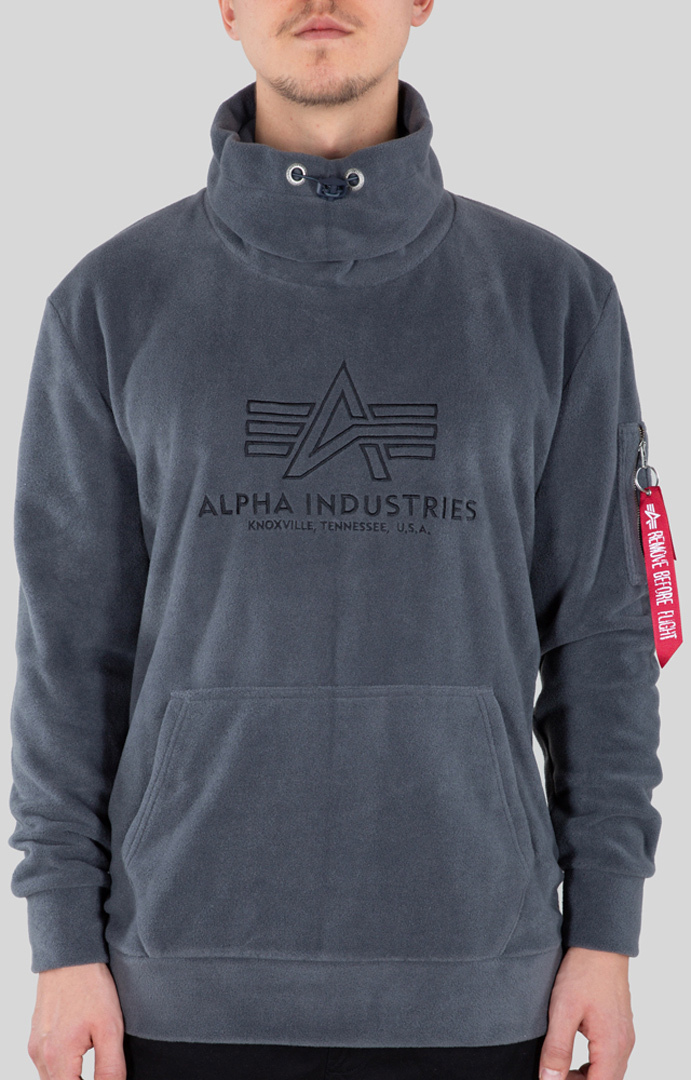 Alpha Industries Turtle-Neck Polar Fleece Pullover nero XS Figura 2