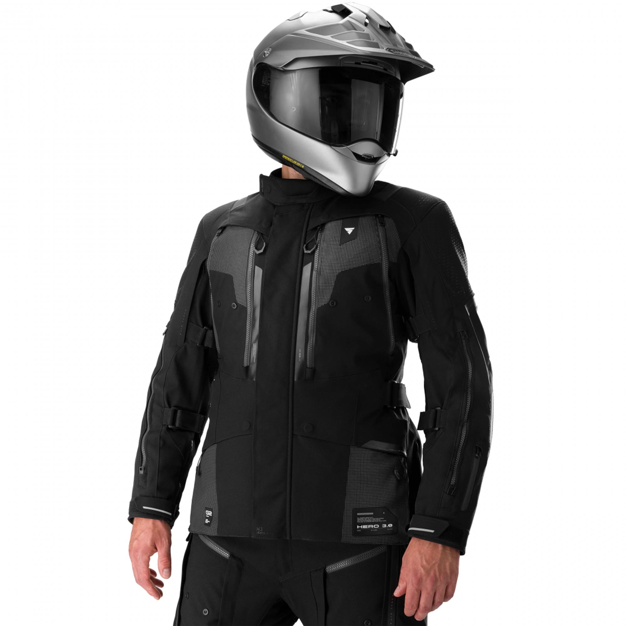 SHIMA Hero 3.0 Motorrad Textiljacke schwarz M Abbildung 3