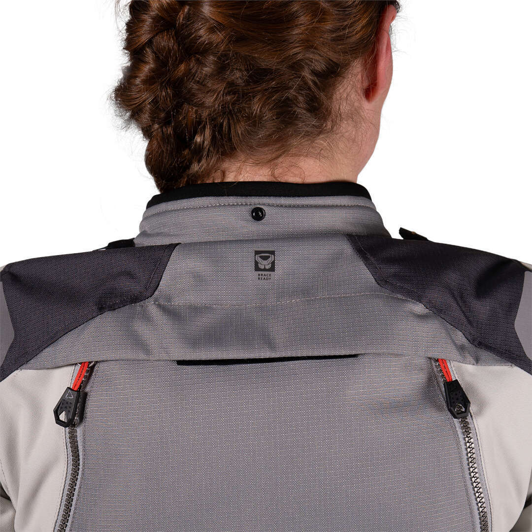 Leatt ADV Multitour 5.5 Ladies Motorcycle Textile Jacket dark grey/light grey M Figure 9