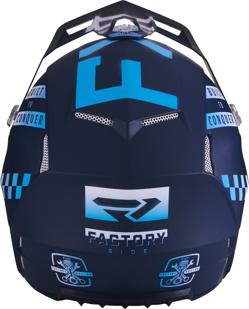 FXR Clutch Gladiator 2024 Motocross Helmet blue/white/blue L (59/60) Figure 5
