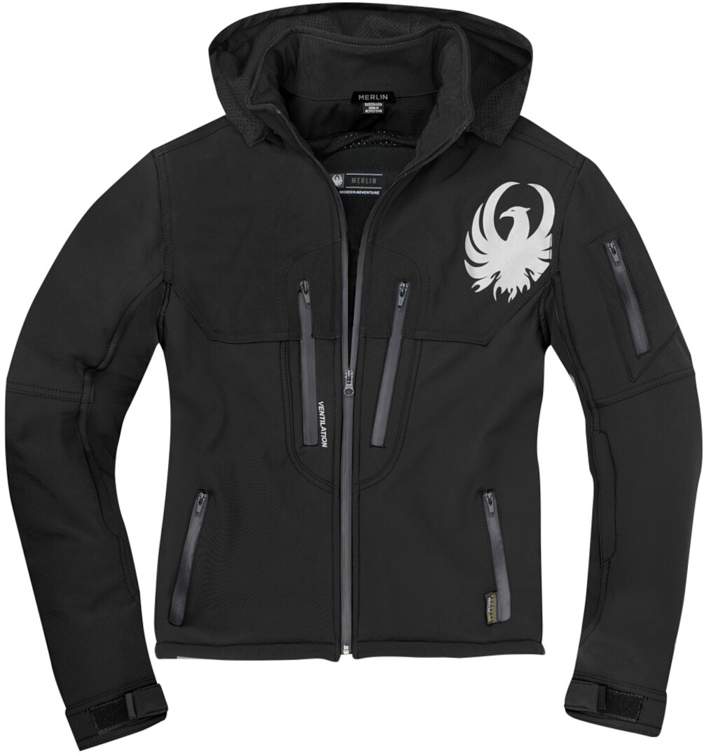 Merlin Dune Softshell Jacket black L Figure 5