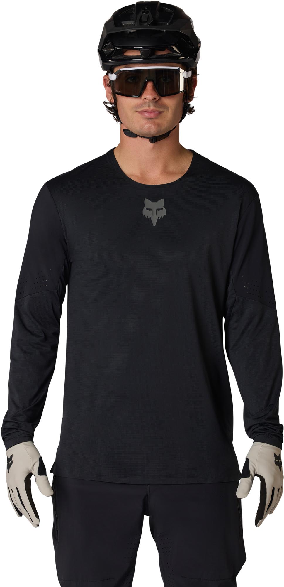FOX Flexair LS Bicycle Jersey black L Figure 3