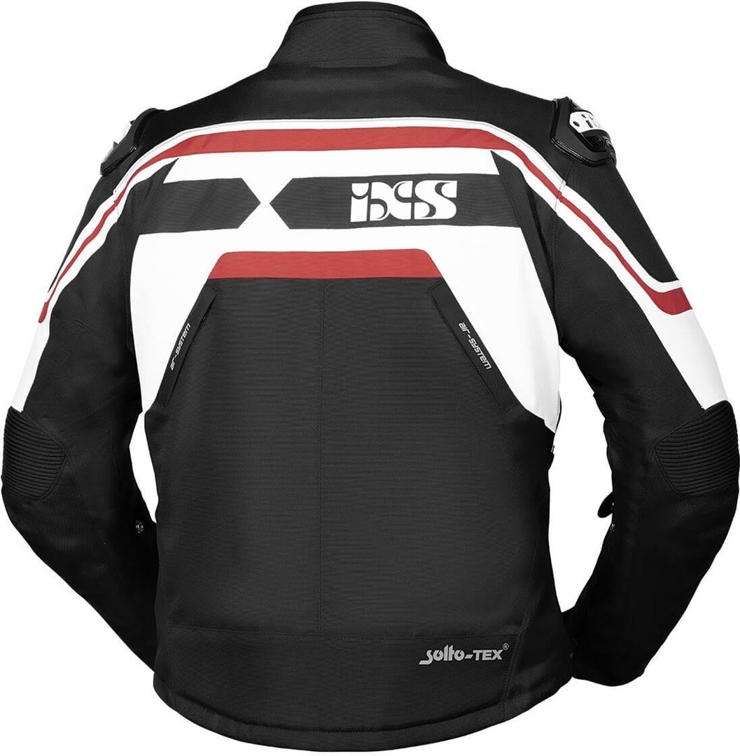 IXS Sport RS-700-ST Motorfiets textiel jas zwart/wit/rood XXL Figuur 2
