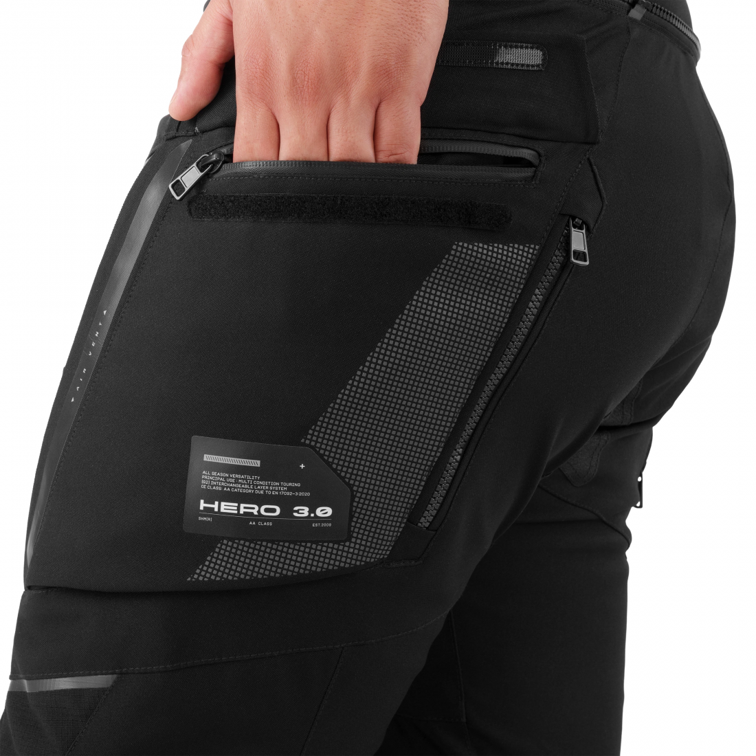 SHIMA Hero 3.0 Pantaloni tessili per motociclette nero M Figura 14