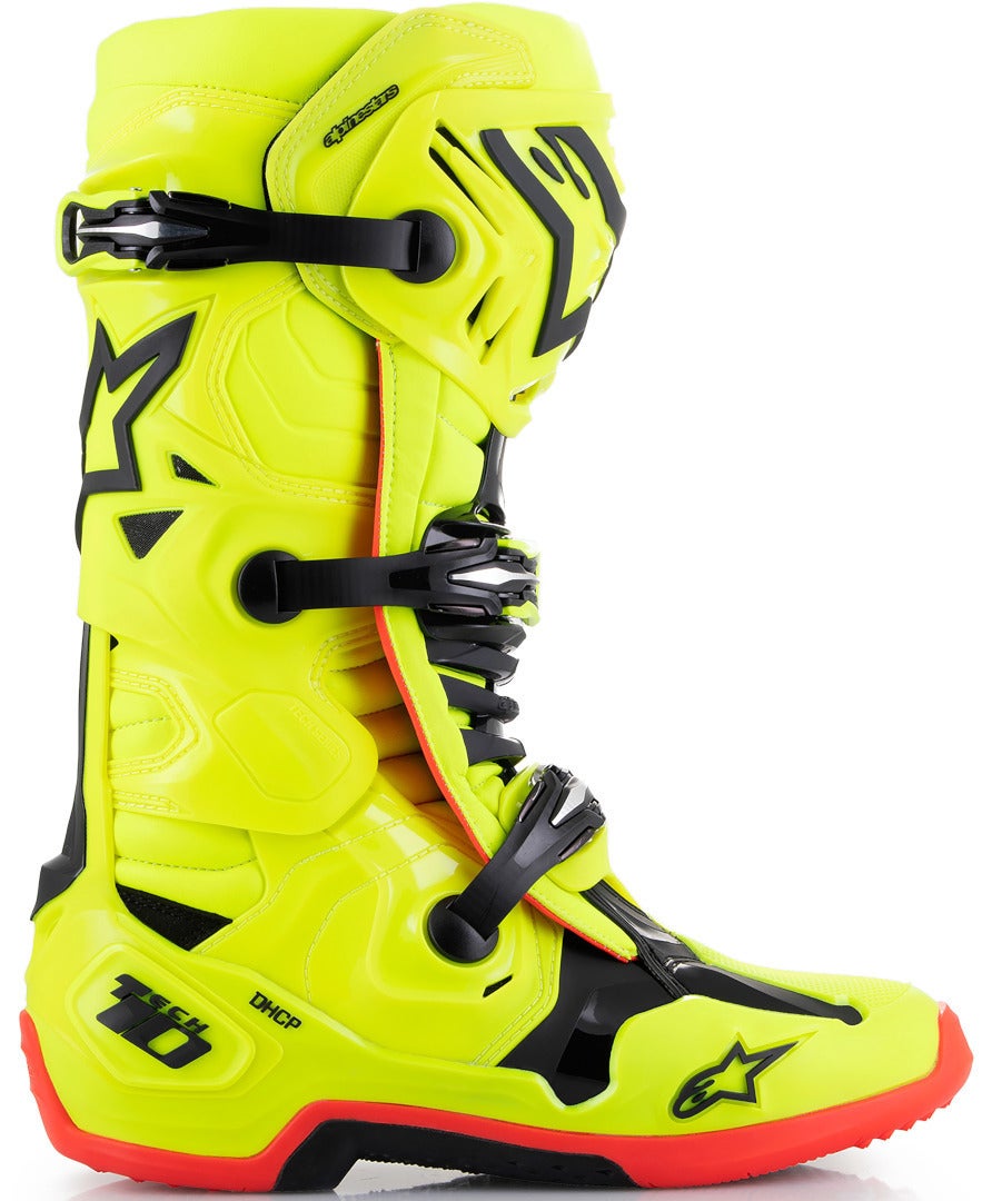 Alpinestars Tech 10 Motocross Boots yellow/red/black 9 (43) Figure 4
