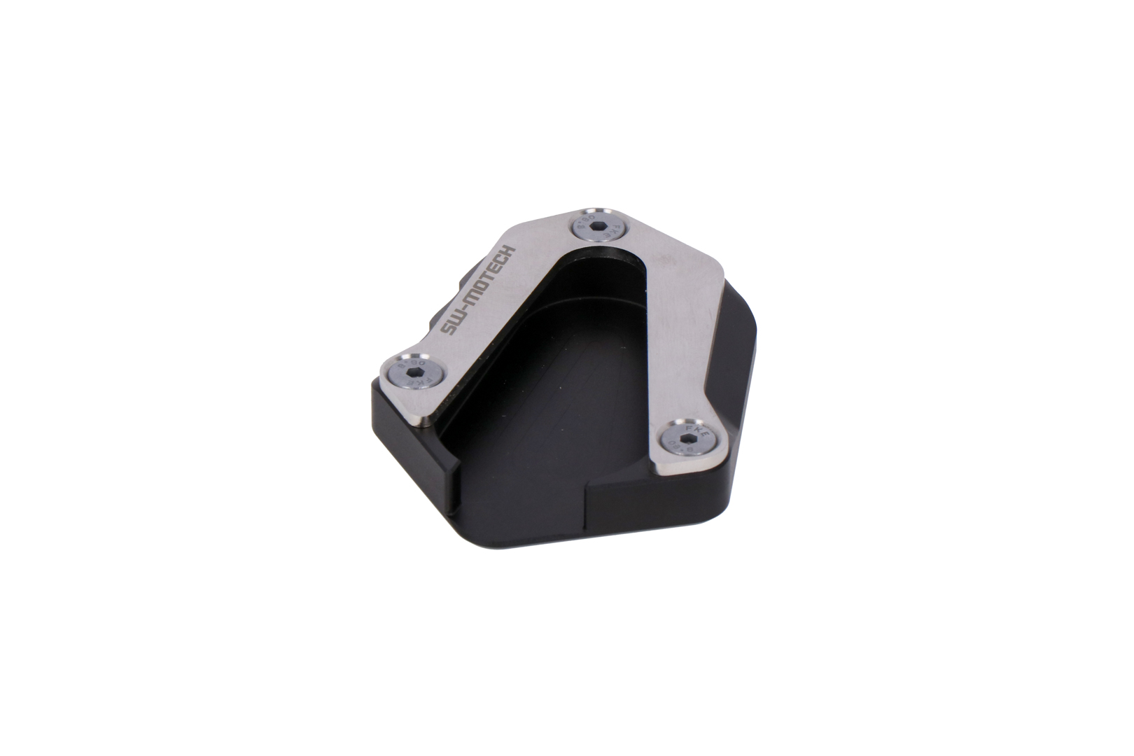 Extensie SW-Motech pentru piciorul lateral - Negru/argintiu. Triumph Tiger 900 Rally/Pro. Figura 3