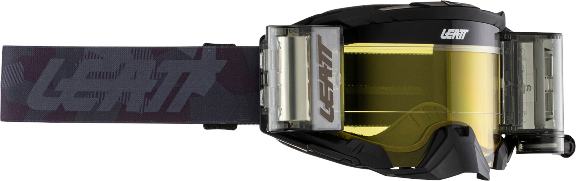 Leatt Velocity 5.5 Stealth Roll-Off 2024 Motocross Goggles Figur 1