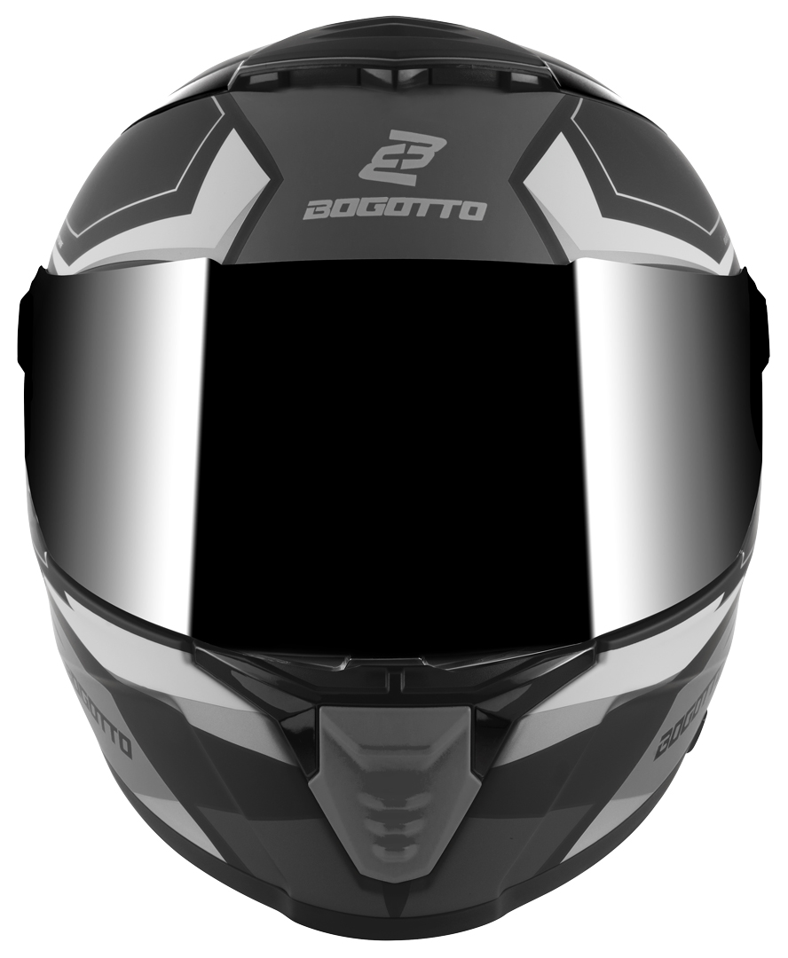 Bogotto FF118 Vilial Hjälm Svart matt/grå L Figur 3