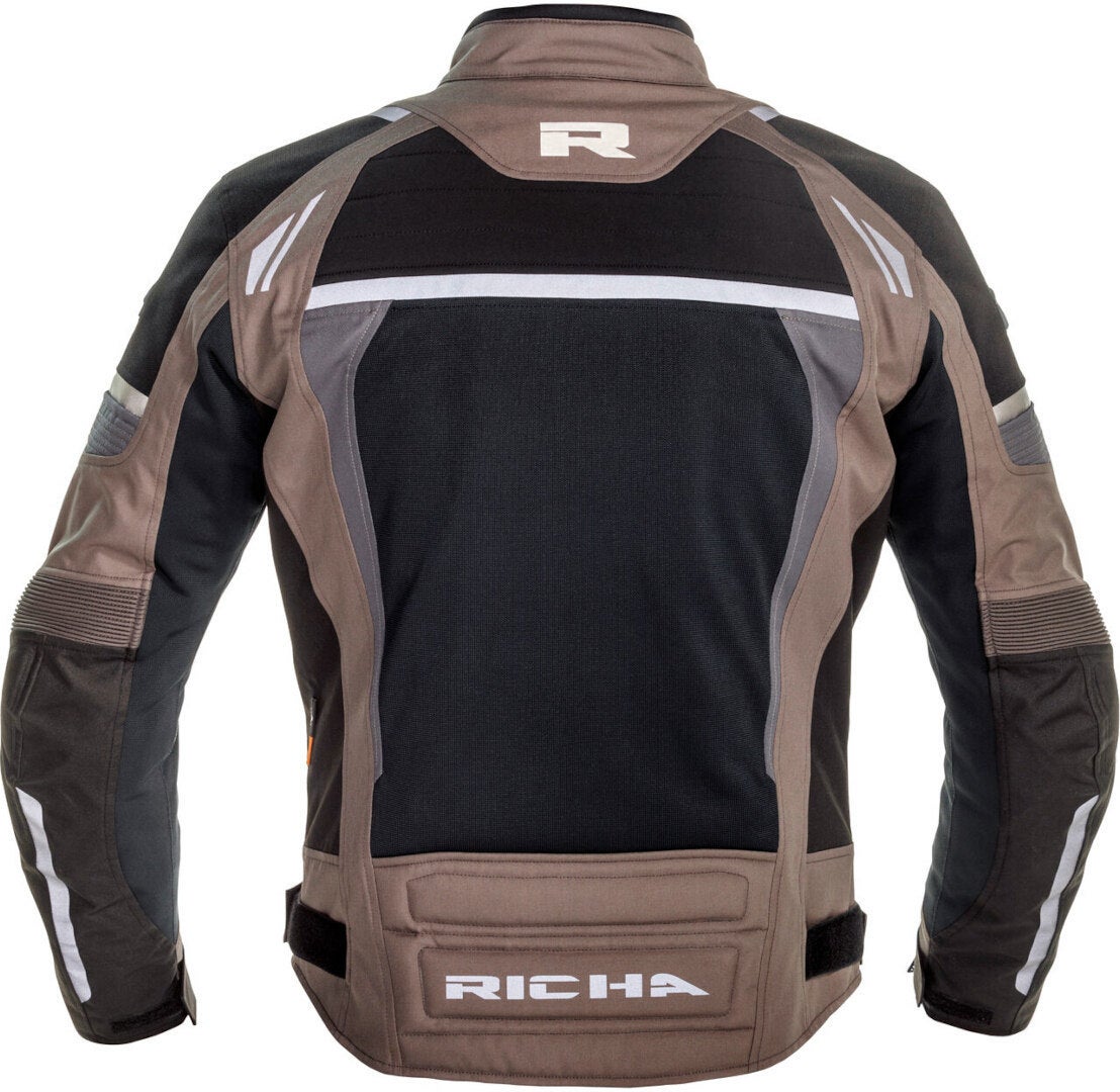 Richa Airstream-X waterproof Motorcycle Textile Jacket brown/black L Figure 2