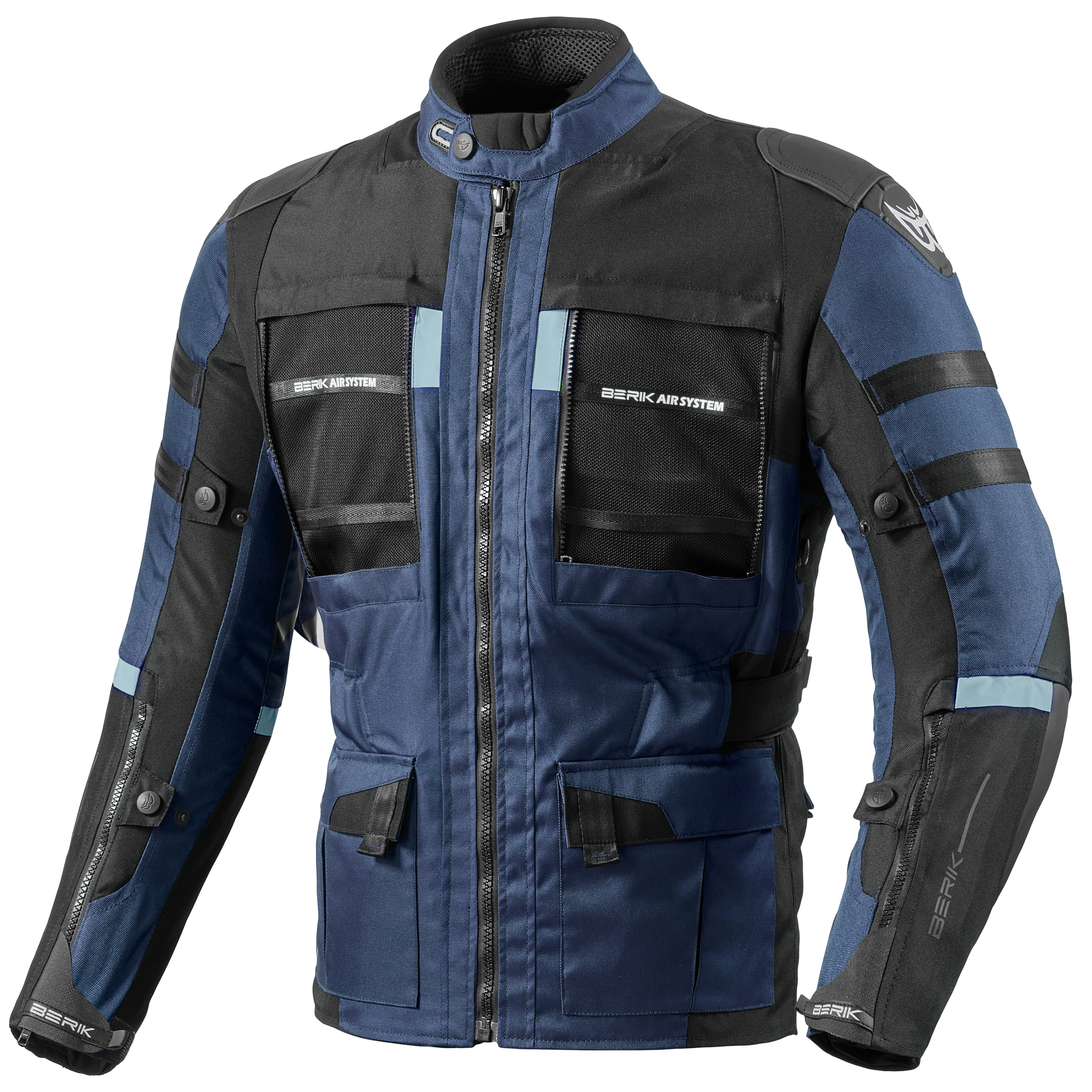 Berik Absolute Zero RX Motorcycle Textile Jacket black/dark blue 52 Figure 4