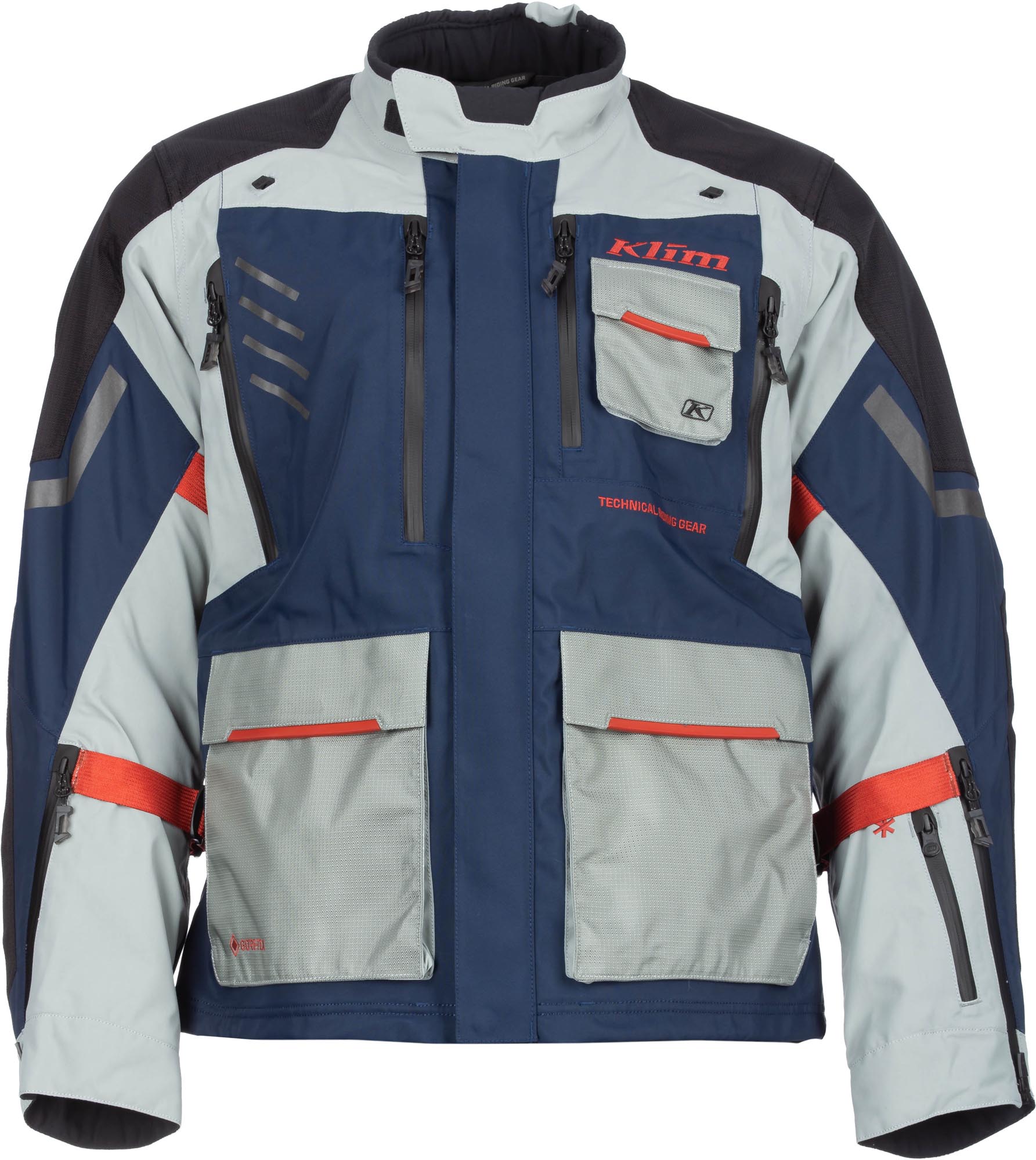 Klim Carlsbad Rogue Gore-Tex Motorcycle Textile Jacket blue/red 3XL Figure 1