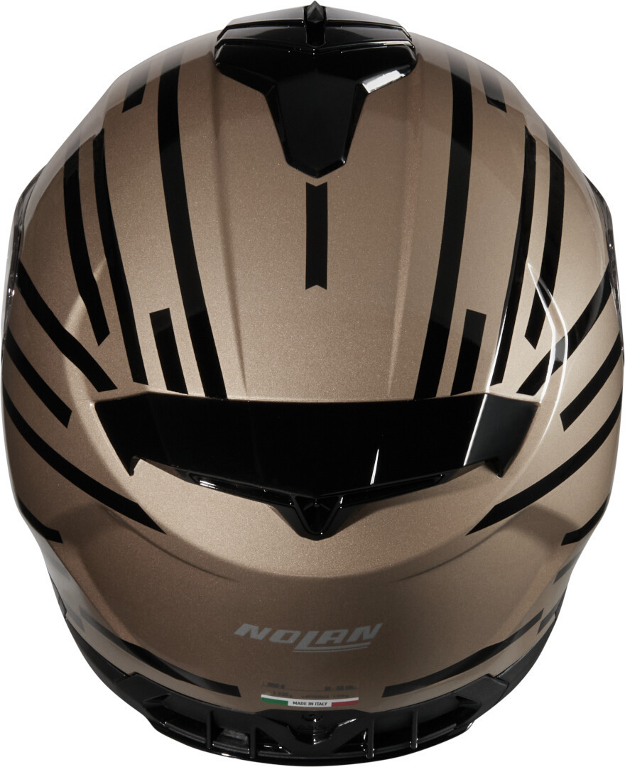 Nolan N80-8 Veloce N-Com Hjälm Svart/sand M (58) Figur 2