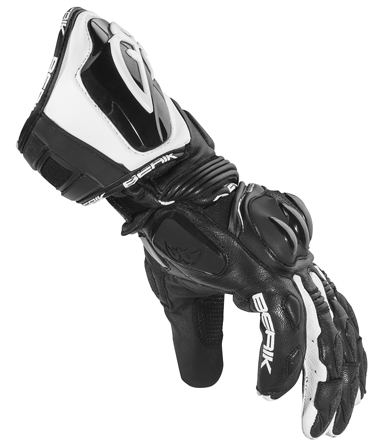 Berik Spa Motorcykelhandsker Sort/hvid S Figur 2