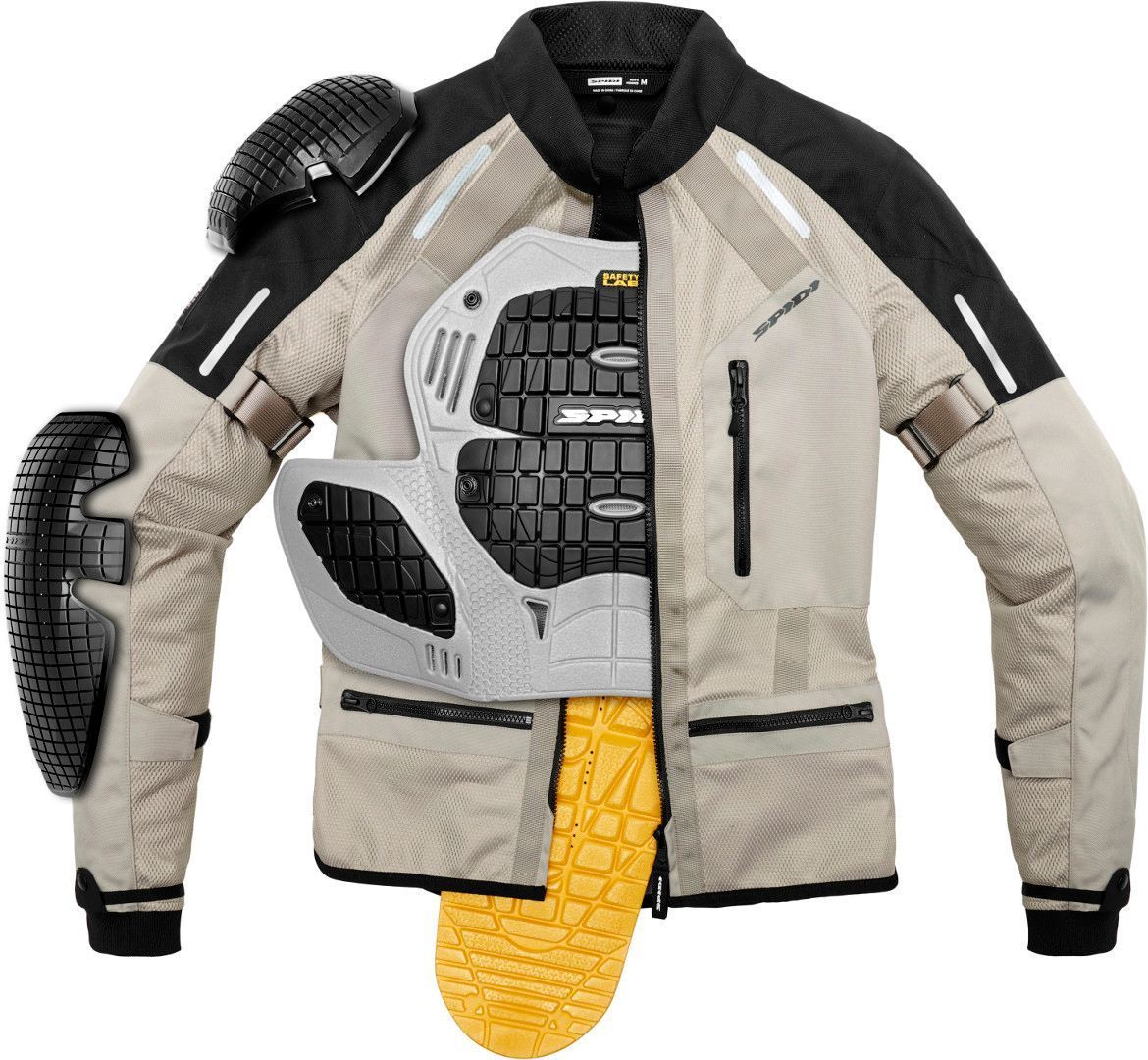 Spidi Tech Armor 오토바이 섬유 재킷 모래 3XL 그림 3