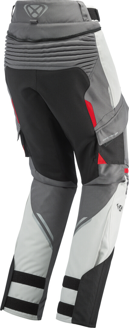 Ixon Midgard Pantaloni textile impermeabili pentru motociclete Negru/Gri/Roșu S Figura 2