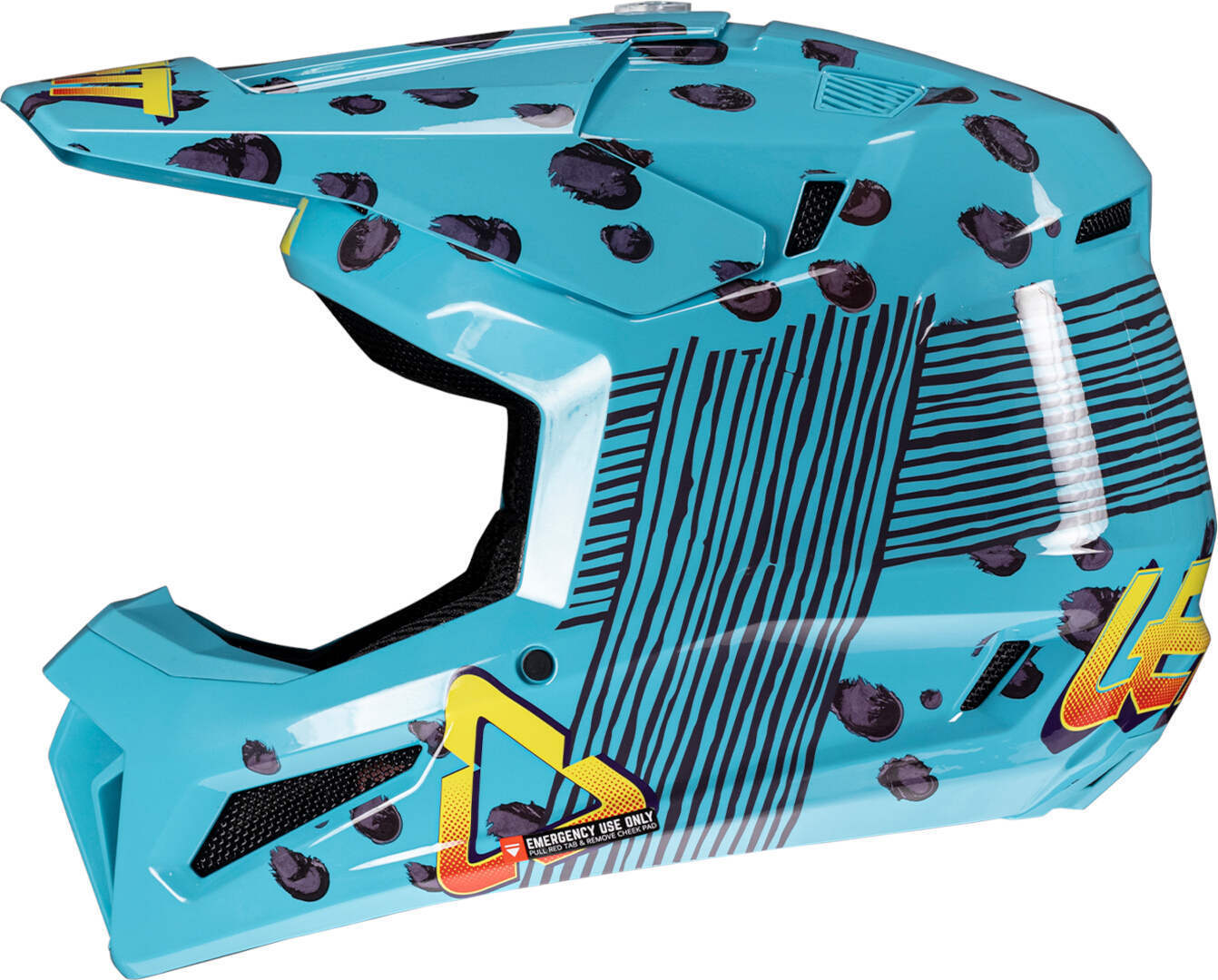 Leatt 3.5 Angled Junior Motocross Helm mit Brille L (53/54) Abbildung 4