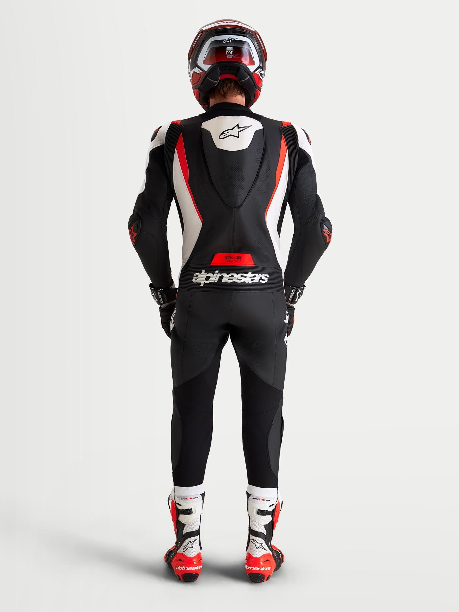 Alpinestars Missile V3 1-Piece Motorcycle Leather Suit black/white/red 46 Figure 13