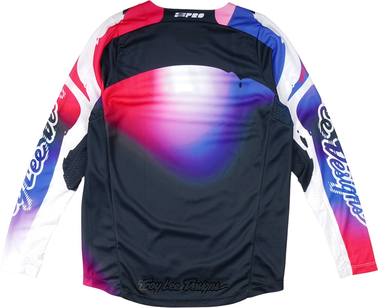 Troy Lee Designs GP Pro Drip Tricou de motocross pentru tineret Negru/Alb/Mov M Figura 2