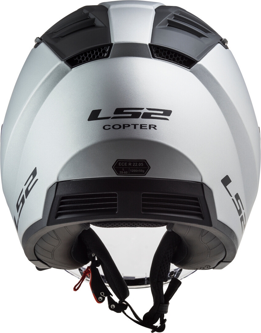 LS2 OF600 Copter II Jethelm silber matt S (55/56) Abbildung 4