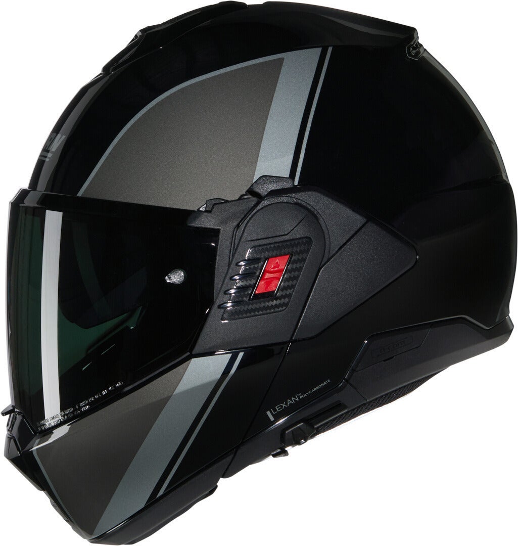 Nolan N120-1 Verniciatura Speciale N-Com Hjelm sort/grå/sølv XS (55) Figur 2