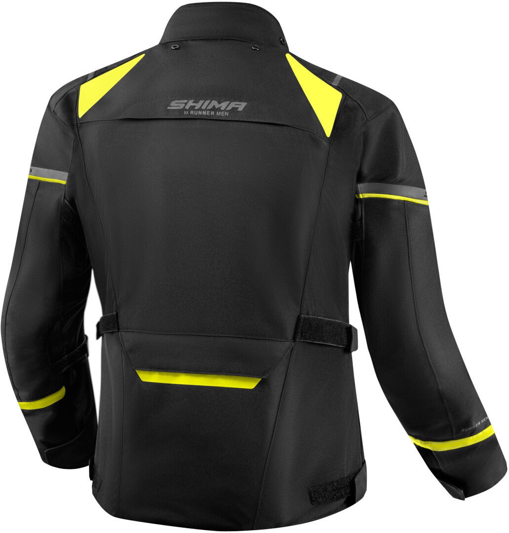 SHIMA Runner waterproof Motorcycle Textile Jacket black/yellow XL Figure 2