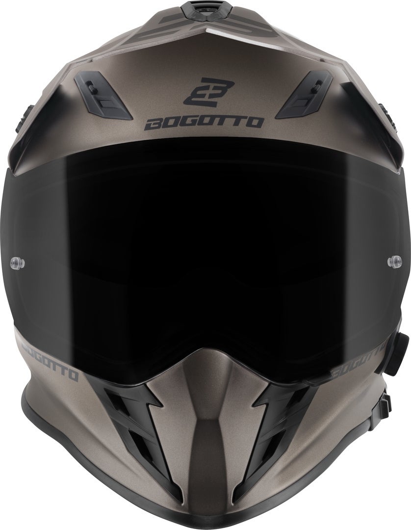 Bogotto H331 BT Bluetooth Casco Enduro Marrone opaco L Figura 4