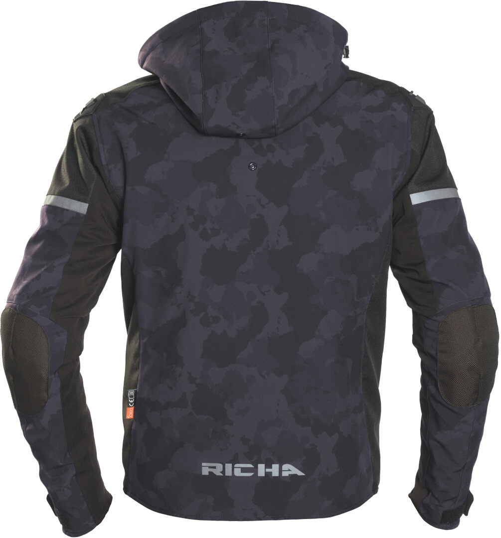 Richa Stealth waterproof Motorcycle Textile Jacket black/camouflage L Figure 2