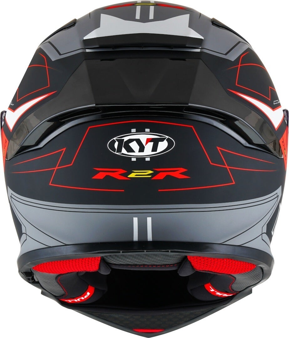 KYT R2R Led Helm schwarz matt/grau S (55/56) Abbildung 4