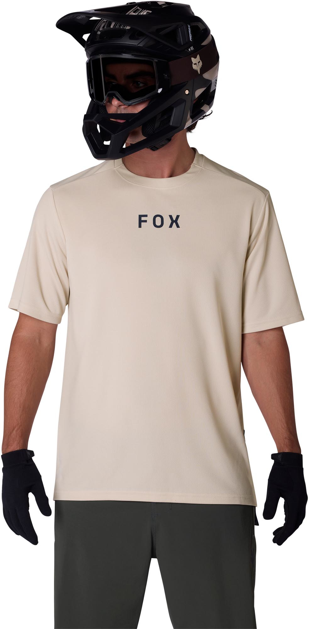 FOX Ranger Wordmark Camisa de bicicleta Branco L Figura 5