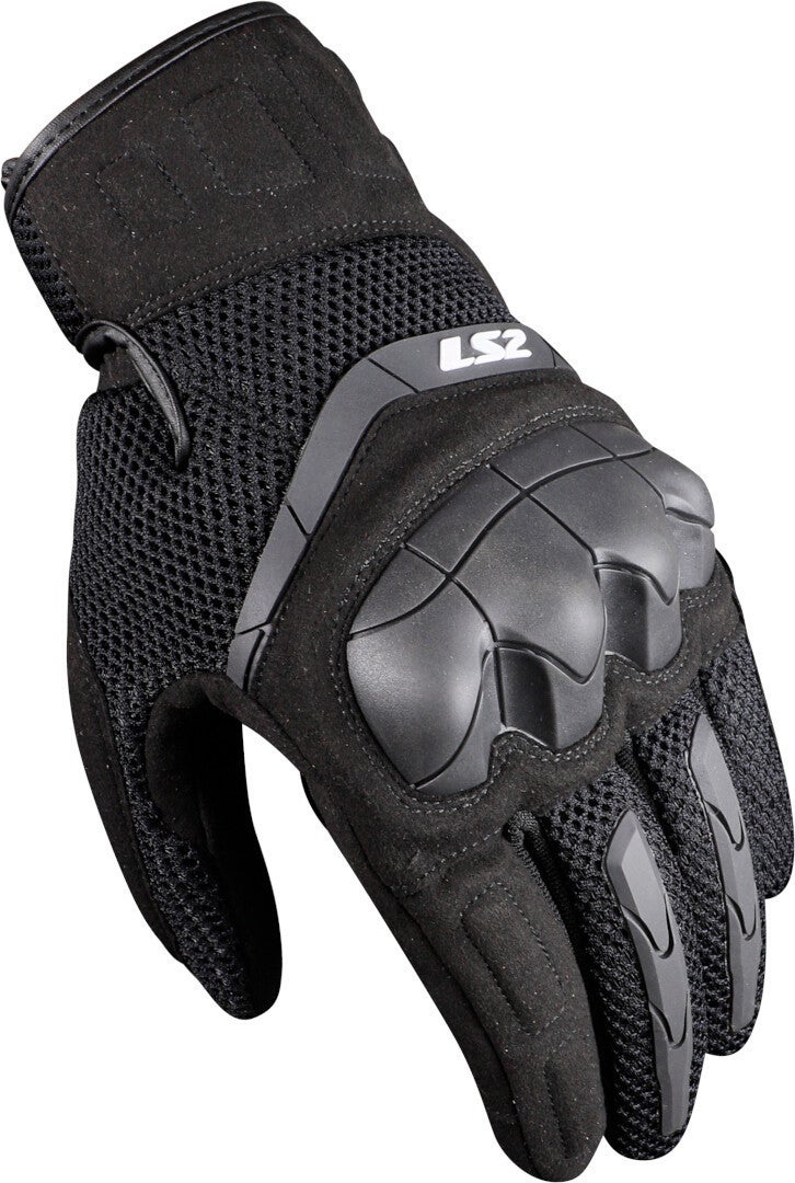 LS2 Kubra Damen Motorrad Handschuhe schwarz M Abbildung 1