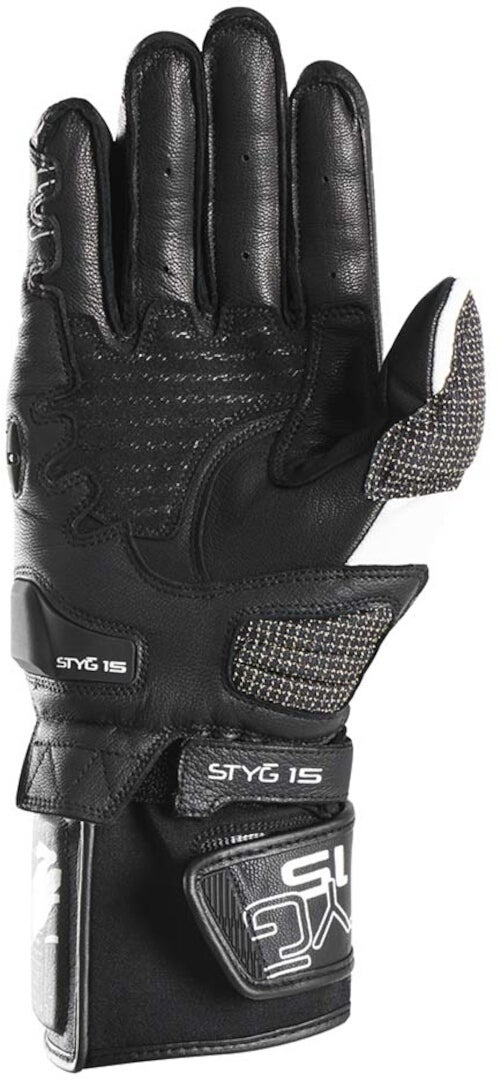 Furygan Styg 15 Motorcykel handsker Sort/hvid L Figur 3