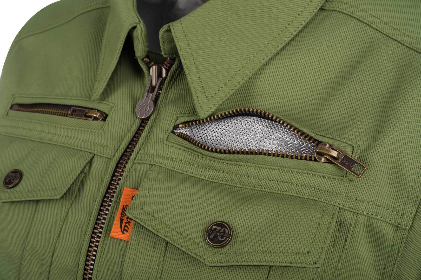 Segura Patrol Damen Motorrad Textiljacke khaki 40 Abbildung 4