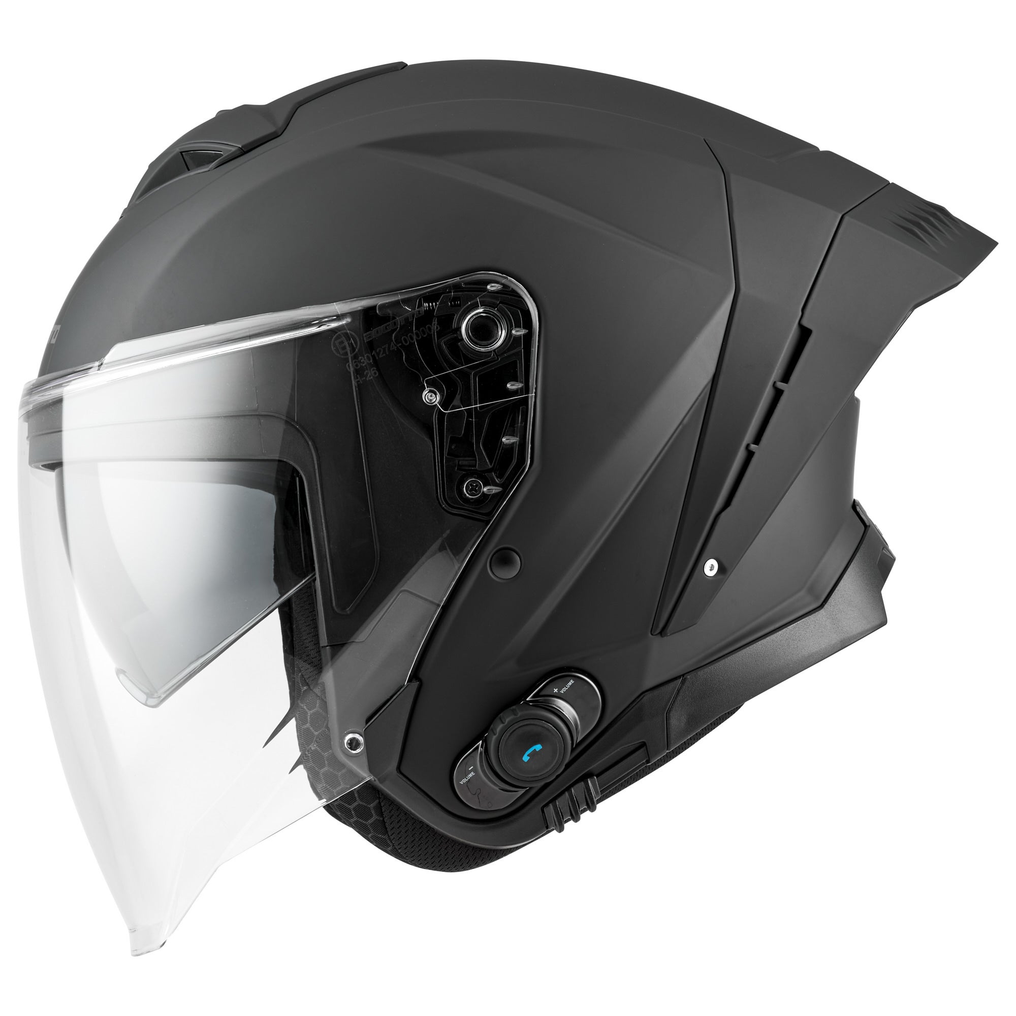 Bogotto H599 Bluetooth Jethelm schwarz matt S (55/56) Abbildung 2