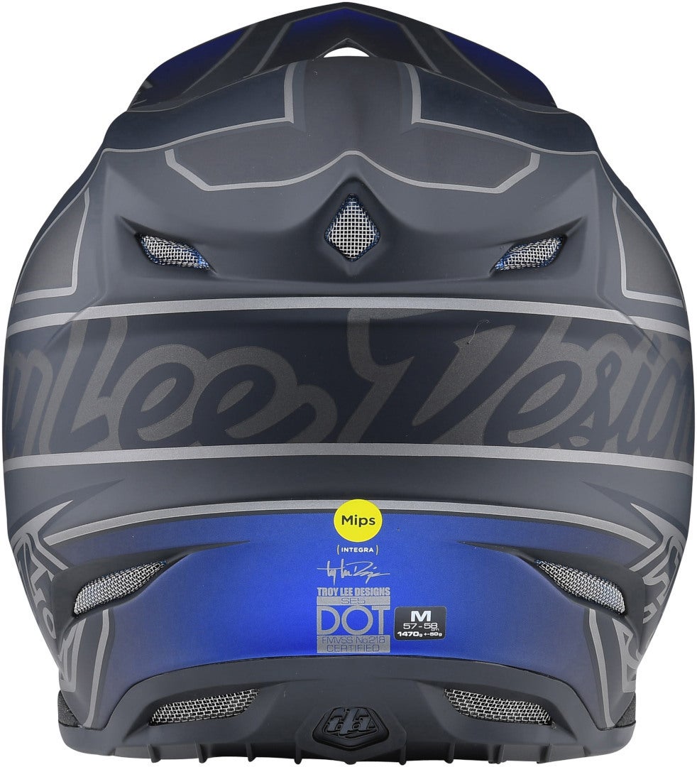 Troy Lee Designs SE5 Team MIPS Motocross Helm grau matt S (55/56) Abbildung 6