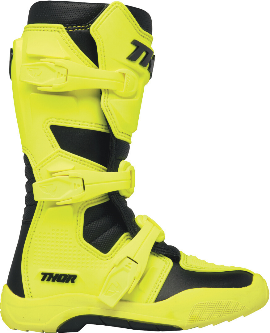 Thor Blitz XR MX Молодежные ботинки для мотокросса жёлтый/чёрный 2 Рисунок 2