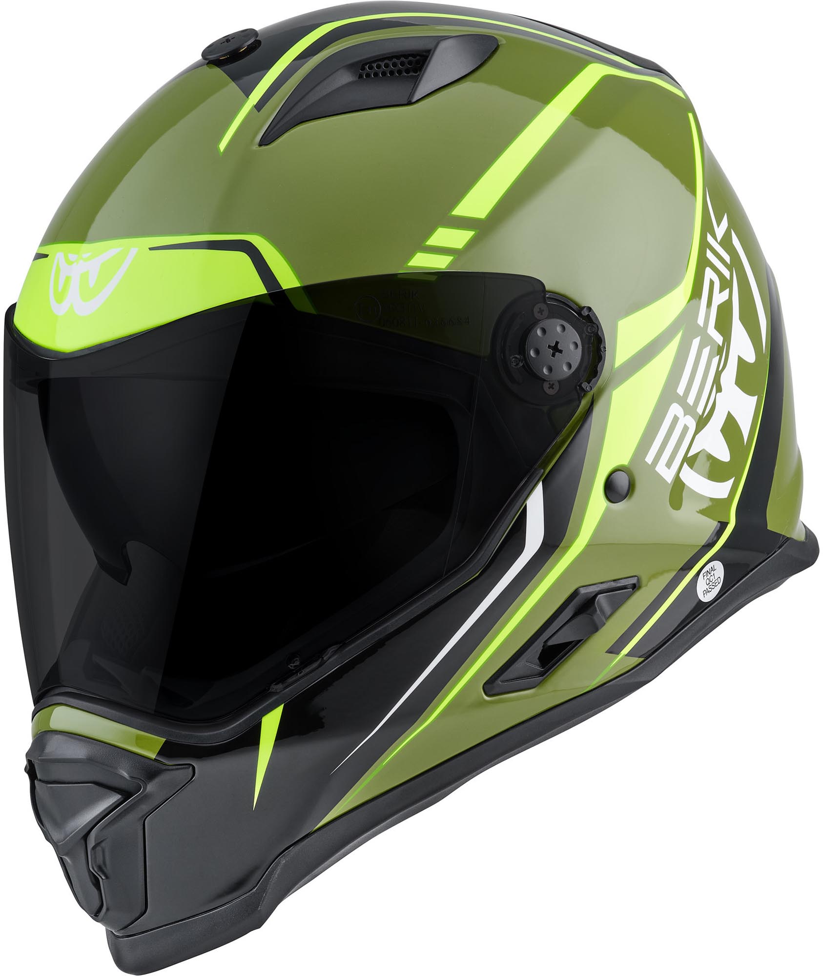Berik MX313 Volstom Adventure Pro Enduro Hjelm grøn/gul/sort L Figur 6