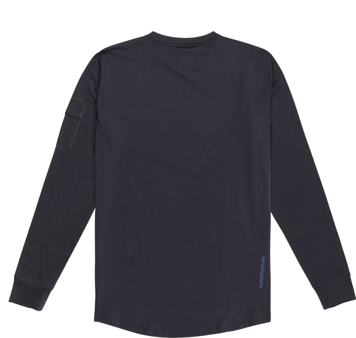 Side view of Troy Lee Designs Ruckus Burn Out Ride Long Sleeve